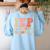 IEP I Encourage Progress Special Education Teacher Graphics Women's Sweatshirt Back Print Light Blue IEP I Encourage Progress Special Education Teacher Graphics Women's Sweatshirt Back Print Light Blue