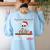 I'Ll Just Wait Until It's Quiet Skeleton Teacher Christmas Women's Sweatshirt Back Print Light Blue I'Ll Just Wait Until It's Quiet Skeleton Teacher Christmas Women's Sweatshirt Back Print Light Blue