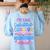 I'M That Substitute Teacher They Told Substitute Teacher Women's Sweatshirt Back Print Light Blue I'M That Substitute Teacher They Told Substitute Teacher Women's Sweatshirt Back Print Light Blue