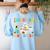Inclusion Isn't Scary SLP Halloween Sped Teacher Therapy Women's Sweatshirt Back Print Light Blue Inclusion Isn't Scary SLP Halloween Sped Teacher Therapy Women's Sweatshirt Back Print Light Blue