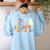 Inclusion Isn't Scary SLP Halloween Sped Teacher Women's Sweatshirt Back Print Light Blue Inclusion Isn't Scary SLP Halloween Sped Teacher Women's Sweatshirt Back Print Light Blue