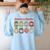 Inclusion Is My Jam Special Education Teacher Autism Women's Sweatshirt Back Print Light Blue Inclusion Is My Jam Special Education Teacher Autism Women's Sweatshirt Back Print Light Blue