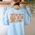 Inclusion Matters Groovy American Sign Language ASL Teacher For Men Women Women's Sweatshirt Back Print Light Blue Inclusion Matters Groovy American Sign Language ASL Teacher For Men Women Women's Sweatshirt Back Print Light Blue