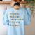 Inclusive Teacher Diversity Inclusion Empathy Teacher Team Women's Sweatshirt Back Print Light Blue Inclusive Teacher Diversity Inclusion Empathy Teacher Team Women's Sweatshirt Back Print Light Blue