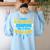 Infant Whisperer Daycare School Childcare Infant Teacher Women's Sweatshirt Back Print Light Blue Infant Whisperer Daycare School Childcare Infant Teacher Women's Sweatshirt Back Print Light Blue