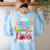 Instructional Assistant Loves Her Kids Teacher Assistant Women's Sweatshirt Back Print Light Blue Instructional Assistant Loves Her Kids Teacher Assistant Women's Sweatshirt Back Print Light Blue