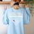 Instructional Coach Heart Teachers Appreciation Women's Sweatshirt Back Print Light Blue Instructional Coach Heart Teachers Appreciation Women's Sweatshirt Back Print Light Blue