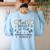 Instructional Coach Reflect Support Teachers Student Success Women's Sweatshirt Back Print Light Blue Instructional Coach Reflect Support Teachers Student Success Women's Sweatshirt Back Print Light Blue