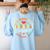 Instructional Specialist School Cute Academic Teacher Women's Sweatshirt Back Print Light Blue Instructional Specialist School Cute Academic Teacher Women's Sweatshirt Back Print Light Blue