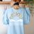 Intervention Teacher Reading Intervention Women's Sweatshirt Back Print Light Blue Intervention Teacher Reading Intervention Women's Sweatshirt Back Print Light Blue