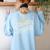 Intervention Teacher Intervention Specialist Women's Sweatshirt Back Print Light Blue Intervention Teacher Intervention Specialist Women's Sweatshirt Back Print Light Blue