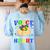 I Am Their Voice They Are My Heart Autism Awareness Teacher Women's Sweatshirt Back Print Light Blue I Am Their Voice They Are My Heart Autism Awareness Teacher Women's Sweatshirt Back Print Light Blue