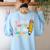 It's Beautiful Day For Learning Teacher Students Girls Boys Women's Sweatshirt Back Print Light Blue It's Beautiful Day For Learning Teacher Students Girls Boys Women's Sweatshirt Back Print Light Blue