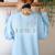 It's a Beautiful Day For Learning Teacher Students Women Women's Sweatshirt Back Print Light Blue It's a Beautiful Day For Learning Teacher Students Women Women's Sweatshirt Back Print Light Blue