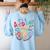 It's A Good Day To Make Some Art Artist Drawing Teacher Tees Women's Sweatshirt Back Print Light Blue It's A Good Day To Make Some Art Artist Drawing Teacher Tees Women's Sweatshirt Back Print Light Blue
