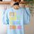 It's A Good Day To Make Art Artist Teacher Painter Women's Sweatshirt Back Print Light Blue