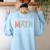I'Ts A Good Day To Do Math Back To School Math Teacher Women's Sweatshirt Back Print Light Blue I'Ts A Good Day To Do Math Back To School Math Teacher Women's Sweatshirt Back Print Light Blue