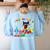 It's A Good-Day To Teach Tiny Humans Pre-K Cat Teacher Lover Women's Sweatshirt Back Print Light Blue It's A Good-Day To Teach Tiny Humans Pre-K Cat Teacher Lover Women's Sweatshirt Back Print Light Blue