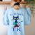 Its All Good In TK Cat Transitional Kindergarten Teacher Kid Women's Sweatshirt Back Print Light Blue Its All Good In TK Cat Transitional Kindergarten Teacher Kid Women's Sweatshirt Back Print Light Blue