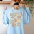 It's Me Hi I'm The Teacher It's Me Groovy Teacher Women's Sweatshirt Back Print Light Blue It's Me Hi I'm The Teacher It's Me Groovy Teacher Women's Sweatshirt Back Print Light Blue