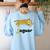J Is For Jaguar ABC Alphabet T-Shirt For Teachers Students Women's Sweatshirt Back Print Light Blue J Is For Jaguar ABC Alphabet T-Shirt For Teachers Students Women's Sweatshirt Back Print Light Blue