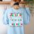Jolliest Bunch Of Teachers Aides This Side Of Homeroom Women's Sweatshirt Back Print Light Blue Jolliest Bunch Of Teachers Aides This Side Of Homeroom Women's Sweatshirt Back Print Light Blue