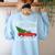 Jolliest Bunch Of Teachers This Side Of The Hallway Women's Sweatshirt Back Print Light Blue Jolliest Bunch Of Teachers This Side Of The Hallway Women's Sweatshirt Back Print Light Blue