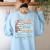 Just One More Chapter Book Reading Floral Teacher Book Lover Women's Sweatshirt Back Print Light Blue Just One More Chapter Book Reading Floral Teacher Book Lover Women's Sweatshirt Back Print Light Blue