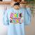 Kids Back To School Teachers Special Education Dream Team Women's Sweatshirt Back Print Light Blue Kids Back To School Teachers Special Education Dream Team Women's Sweatshirt Back Print Light Blue