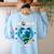 Be Kind Dolphin Autism Awareness Back To School Teacher Men Women Kids Women's Sweatshirt Back Print Light Blue Be Kind Dolphin Autism Awareness Back To School Teacher Men Women Kids Women's Sweatshirt Back Print Light Blue