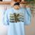 Kindergarten Camo Camouflage Boy Teacher Back To School Women's Sweatshirt Back Print Light Blue Kindergarten Camo Camouflage Boy Teacher Back To School Women's Sweatshirt Back Print Light Blue