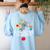 Koalafied Teacher Proud School Teacher Koala Cute T-Shirt Women's Sweatshirt Back Print Light Blue Koalafied Teacher Proud School Teacher Koala Cute T-Shirt Women's Sweatshirt Back Print Light Blue