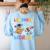 Learning Is Out Of This World Space Back To School Teacher Women's Sweatshirt Back Print Light Blue Learning Is Out Of This World Space Back To School Teacher Women's Sweatshirt Back Print Light Blue