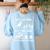 Let's Eat Kids Fun Dinosaurs Grammar Teacher Women's Sweatshirt Back Print Light Blue Let's Eat Kids Fun Dinosaurs Grammar Teacher Women's Sweatshirt Back Print Light Blue