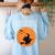 Let's Eat Kids Punctuation Saves Live Witch Grammar Teacher Women's Sweatshirt Back Print Light Blue Let's Eat Kids Punctuation Saves Live Witch Grammar Teacher Women's Sweatshirt Back Print Light Blue
