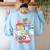 Let's Learn Today Teacher Motivational Back To School Women's Sweatshirt Back Print Light Blue Let's Learn Today Teacher Motivational Back To School Women's Sweatshirt Back Print Light Blue