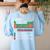 Can I Lick It Periodic Table Science Teacher Chemistry Women's Sweatshirt Back Print Light Blue Can I Lick It Periodic Table Science Teacher Chemistry Women's Sweatshirt Back Print Light Blue