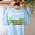 Can I Lick It Periodic Table Science Teacher Student Women's Sweatshirt Back Print Light Blue