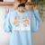 Most Likely To Read Books All Summer Teacher Student Women's Sweatshirt Back Print Light Blue Most Likely To Read Books All Summer Teacher Student Women's Sweatshirt Back Print Light Blue