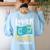 Lower Teacher's Salaries For Men Women Girls Kids Women's Sweatshirt Back Print Light Blue Lower Teacher's Salaries For Men Women Girls Kids Women's Sweatshirt Back Print Light Blue