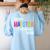 Maestra Fabulosa Bilingual Spanish Espanol Teacher School Women's Sweatshirt Back Print Light Blue Maestra Fabulosa Bilingual Spanish Espanol Teacher School Women's Sweatshirt Back Print Light Blue