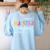Maestra Fabulosa Maestra De EspañOl Spanish Teacher Women's Sweatshirt Back Print Light Blue Maestra Fabulosa Maestra De EspañOl Spanish Teacher Women's Sweatshirt Back Print Light Blue