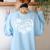 Maestra Spanish Teacher Women's Sweatshirt Back Print Light Blue