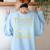 Magical Teacher Manager Of Mischief Birthday Family Party Women's Sweatshirt Back Print Light Blue Magical Teacher Manager Of Mischief Birthday Family Party Women's Sweatshirt Back Print Light Blue