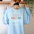 Master Teacher Appreciation Week Back To School Women's Sweatshirt Back Print Light Blue