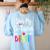 Matching Co-Teacher Best Friend She's My Bestie Work Team Women's Sweatshirt Back Print Light Blue Matching Co-Teacher Best Friend She's My Bestie Work Team Women's Sweatshirt Back Print Light Blue