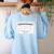 Matching Group Halloween Costume For Teachers Women's Sweatshirt Back Print Light Blue Matching Group Halloween Costume For Teachers Women's Sweatshirt Back Print Light Blue