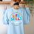 Matching Life Skills Squad Teacher Special Ed SPED Team Crew Women's Sweatshirt Back Print Light Blue Matching Life Skills Squad Teacher Special Ed SPED Team Crew Women's Sweatshirt Back Print Light Blue