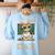 I Did The Math The Answer Is Cats Math Cat Teacher Women's Sweatshirt Back Print Light Blue I Did The Math The Answer Is Cats Math Cat Teacher Women's Sweatshirt Back Print Light Blue