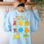 Math Cat Geometry Back To School Mathematics Teacher Women's Sweatshirt Back Print Light Blue Math Cat Geometry Back To School Mathematics Teacher Women's Sweatshirt Back Print Light Blue